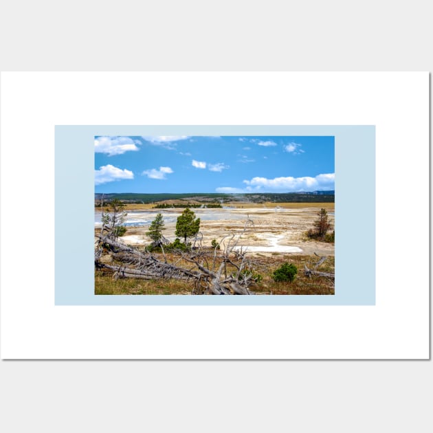 Volcanic Tableland Yellowstone Wyoming Wall Art by Debra Martz